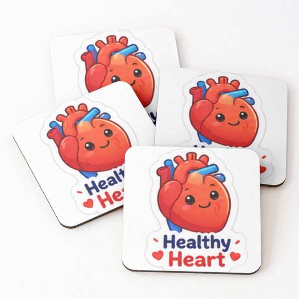 Item preview, Cute Healthy Heart Educational Sticker designed and sold by LearnFunStore.