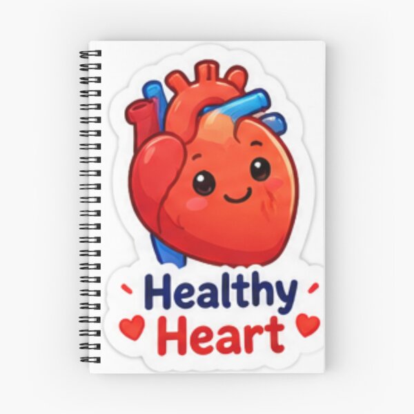 Item preview, Cute Healthy Heart Educational Sticker designed and sold by LearnFunStore.