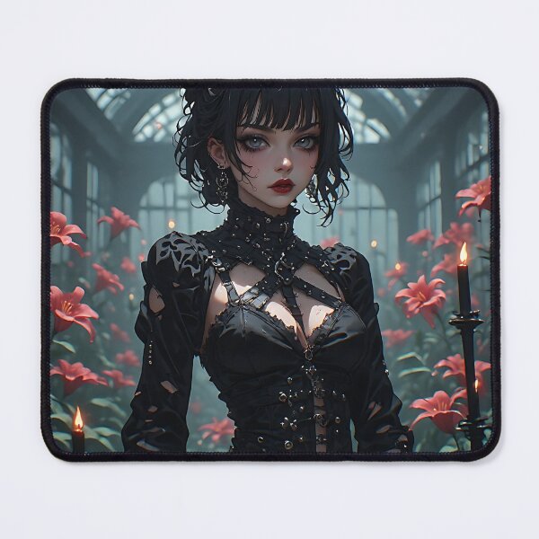 Item preview, Hot Halloween Anime Girl Goth Mommy Waifu Woman designed and sold by Your New Fixation.
