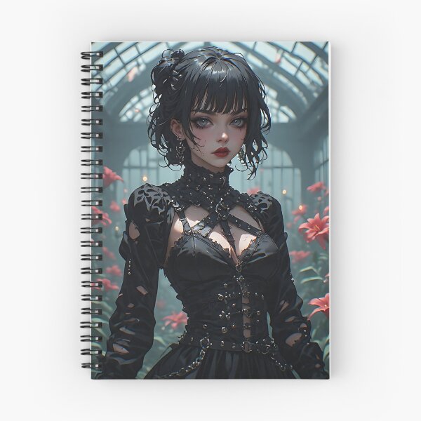Item preview, Hot Halloween Anime Girl Goth Mommy Waifu Woman designed and sold by Your New Fixation.