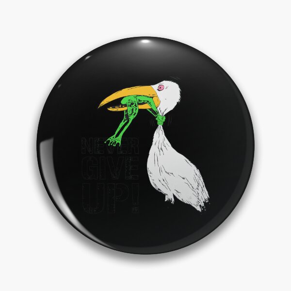 Item preview, Never Give Up Frog Bird Struggle Funny  designed and sold by SERHIPLET.