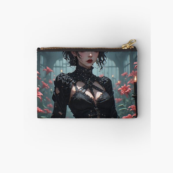 Item preview, Hot Halloween Anime Girl Goth Mommy Waifu Woman designed and sold by Your New Fixation.