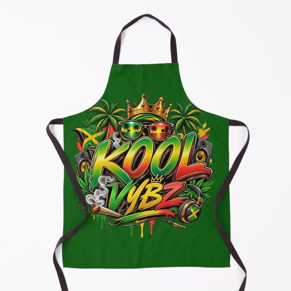 Item preview, Kool Vybz Reggae Music Jamaica Culture Crown Palm Trees Art Print designed and sold by digitalbob60.