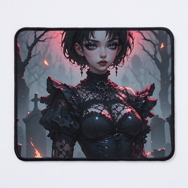 Item preview, Hot Halloween Anime Girl Goth Mommy Waifu Woman designed and sold by Your New Fixation.