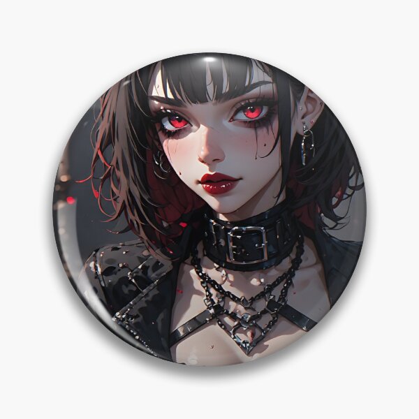 Item preview, Hot Halloween Anime Girl Goth Mommy Waifu Woman designed and sold by Your New Fixation.