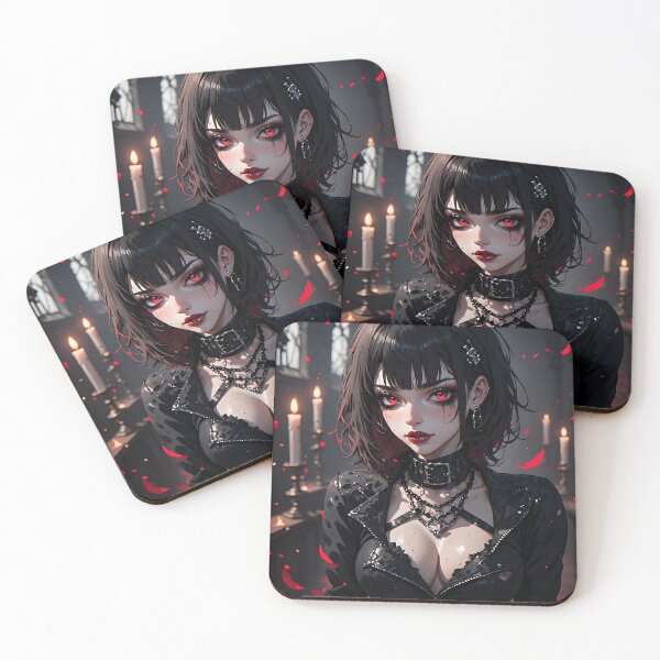 Item preview, Hot Halloween Anime Girl Goth Mommy Waifu Woman designed and sold by Your New Fixation.
