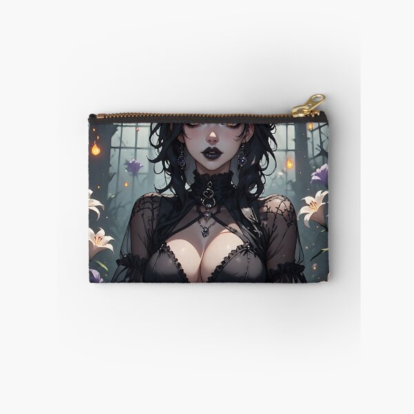 Item preview, Hot Halloween Anime Girl Goth Mommy Waifu Woman designed and sold by Your New Fixation.