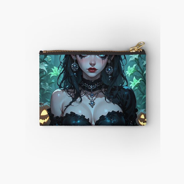Item preview, Hot Halloween Anime Girl Goth Mommy Waifu Woman designed and sold by Your New Fixation.