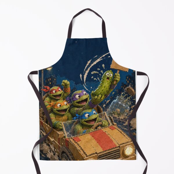Item preview, The Last Pickle Turtle Rescue – Whimsical Fantasy Vehicle Art 4 designed and sold by Mirgonhood.