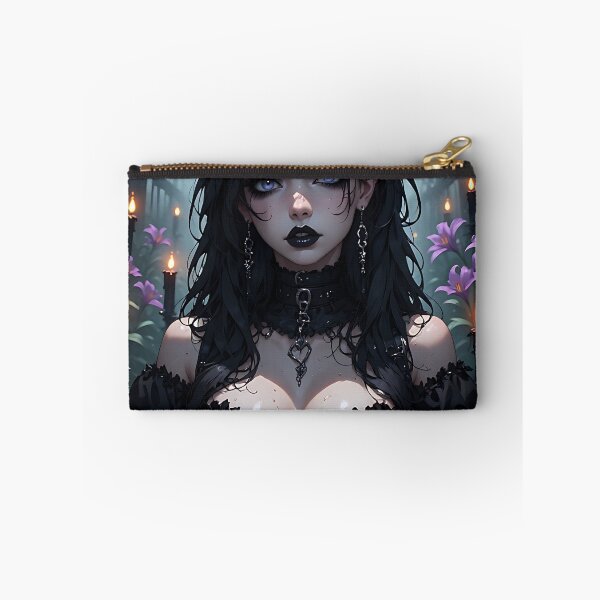 Item preview, Hot Halloween Anime Girl Goth Mommy Waifu Woman designed and sold by Your New Fixation.