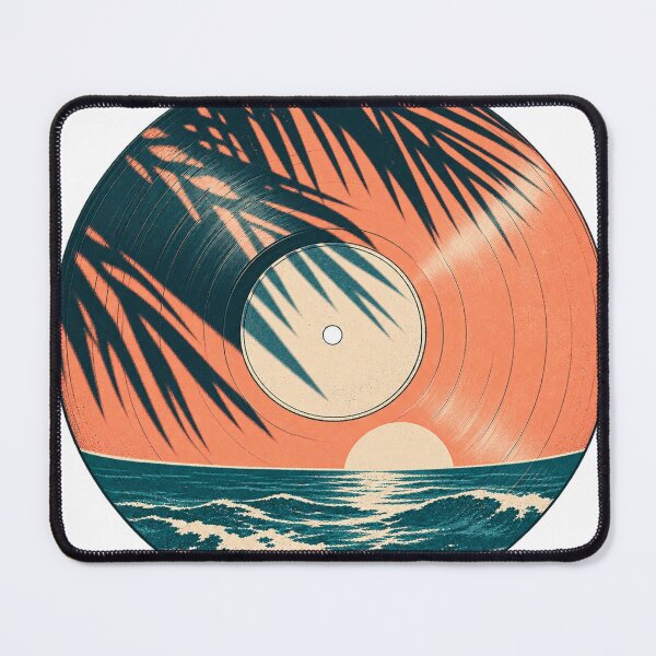 Item preview, Palm Groove Tropical Vinyl Art designed and sold by S06PMarketing.