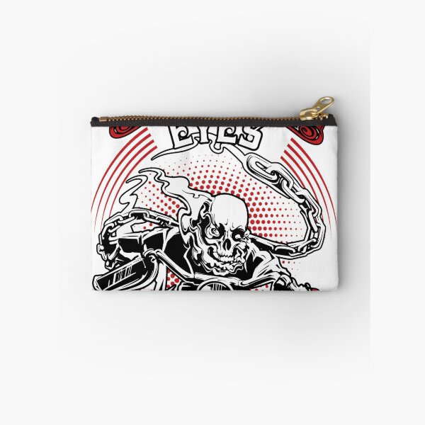 Item preview, Save A Biker Skeleton Ride Warning  designed and sold by LISATHOMP.
