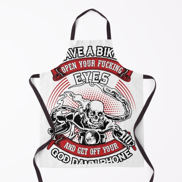 Item preview, Save A Biker Skeleton Ride Warning  designed and sold by LISATHOMP.