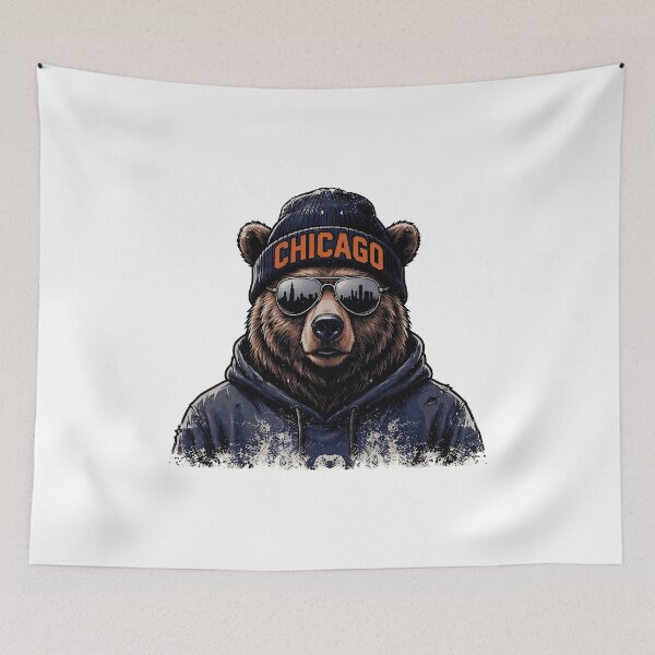 Item preview, Cool Bear Chicago Streetwear Graphic Tee designed and sold by NaviSilvas2001.
