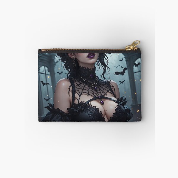 Item preview, Hot Halloween Anime Girl Goth Mommy Waifu Woman designed and sold by Your New Fixation.