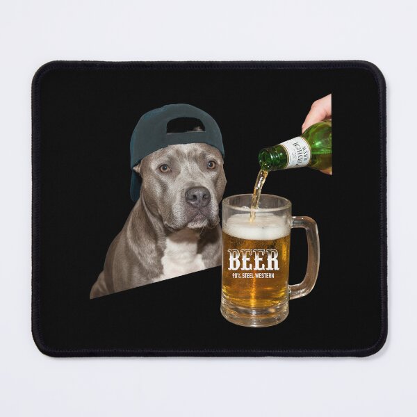 Item preview, Dog in Cap Getting Poured A Mug Of Beer designed and sold by SERHIPLET.