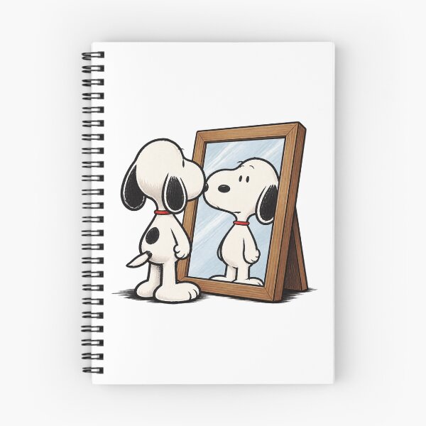 Item preview, Mirror Reflection Comic Art Featuring Garfield and Snoopy Characters designed and sold by ClipFrFortnite.
