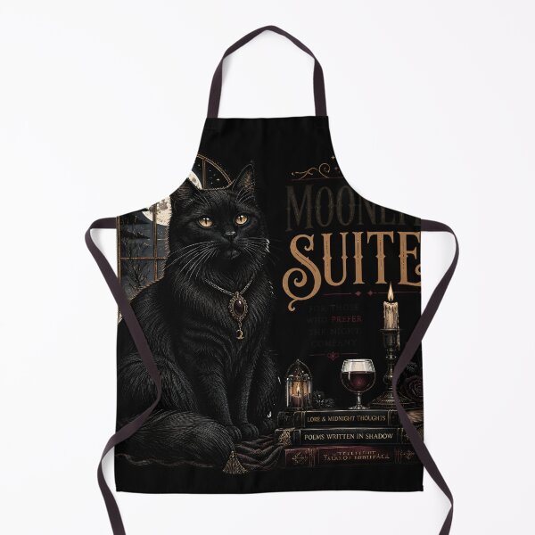 Item preview, Moonlit Suite Cat Gothic Folk Illustration Halloween designed and sold by KristenosNehk.