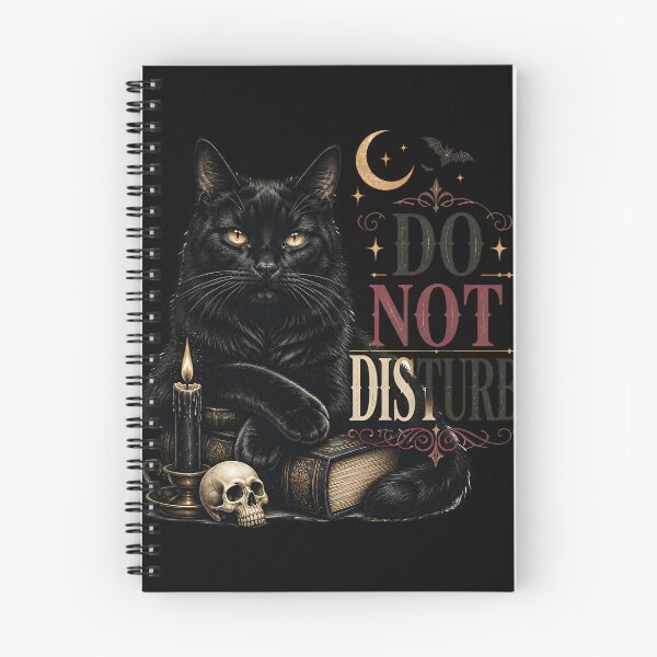 Item preview, Do Not Disturb Cat Retro Halloween Poster Halloween designed and sold by KristenosNehk.
