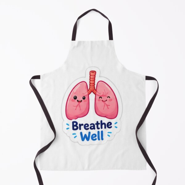 Item preview, Cute Lungs Breathe Well Educational Sticker designed and sold by LearnFunStore.