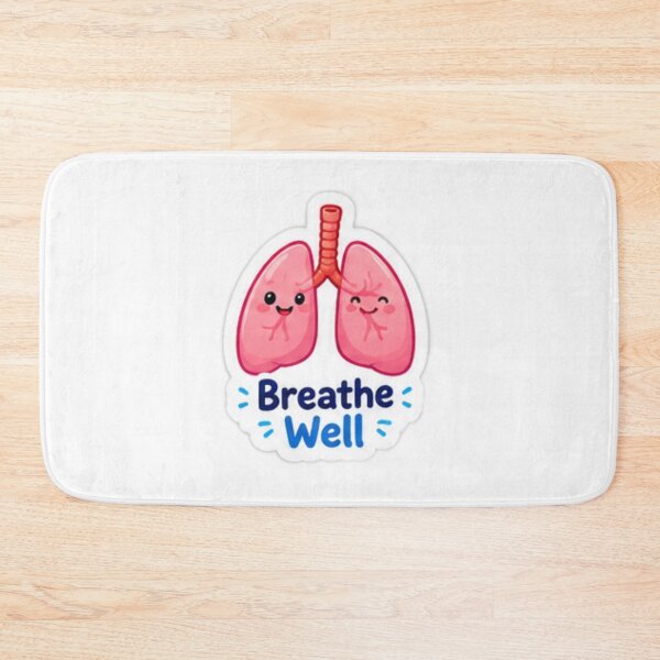 Item preview, Cute Lungs Breathe Well Educational Sticker designed and sold by LearnFunStore.
