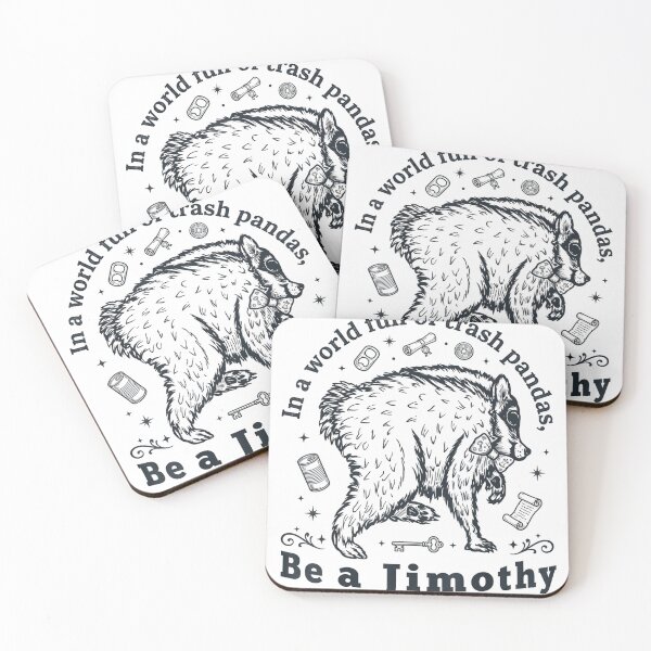 Item preview, In A World Full of Trash Pandas Be a Jimothy Funny Jimothy designed and sold by KatieThomShop.