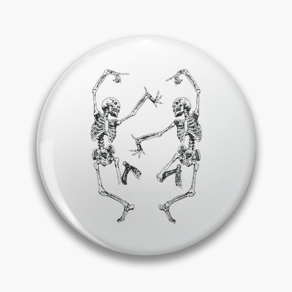 Item preview, Dancing Skeletons  Illustration designed and sold by LISATHOMP.