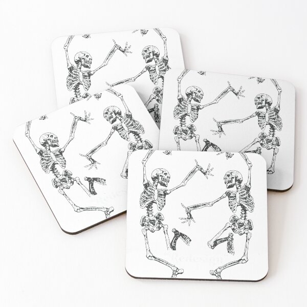 Item preview, Dancing Skeletons  Illustration designed and sold by LISATHOMP.