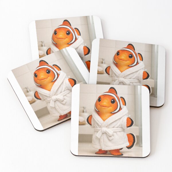 Item preview, Clownfish Bathrobe designed and sold by Sillytoe.