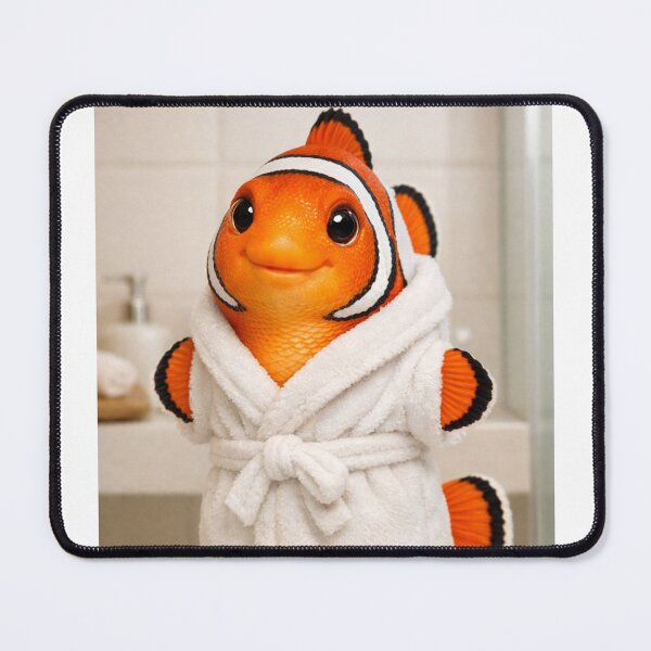 Item preview, Clownfish Bathrobe designed and sold by Sillytoe.