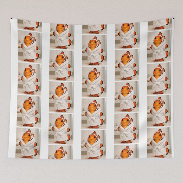 Item preview, Clownfish Bathrobe designed and sold by Sillytoe.