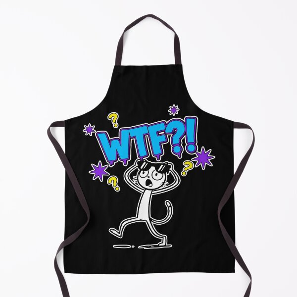 Item preview, WTF?! Shocked Cat Cartoon designed and sold by Taridesign.