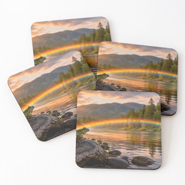 Item preview, Rainbow Mountain Lake – Inspirational Nature Landscape designed and sold by Mirgonhood.