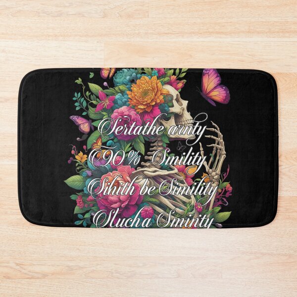 Item preview, Skull Flowers Butterflies Floral Bone Art designed and sold by LISATHOMP.