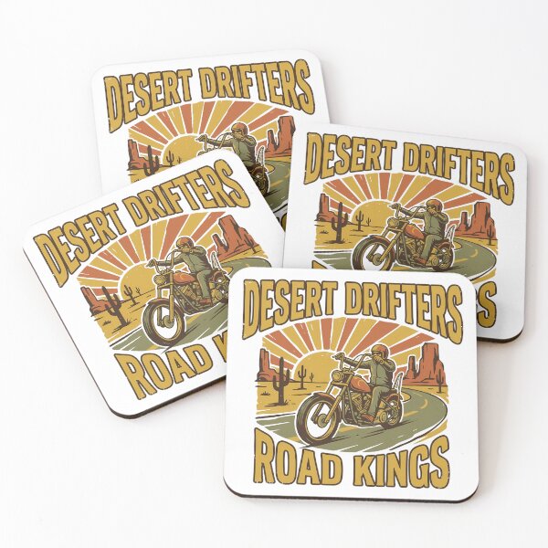 Item preview, Desert Drifters Road Kings Vintage Motorcycle Art designed and sold by iwzzuel.