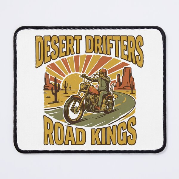 Item preview, Desert Drifters Road Kings Vintage Motorcycle Art designed and sold by iwzzuel.