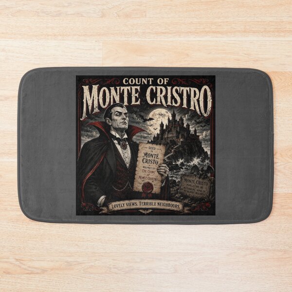 Item preview, Count of Monte Cristro Funny Vampire Literary Pun designed and sold by Hornace88studio.
