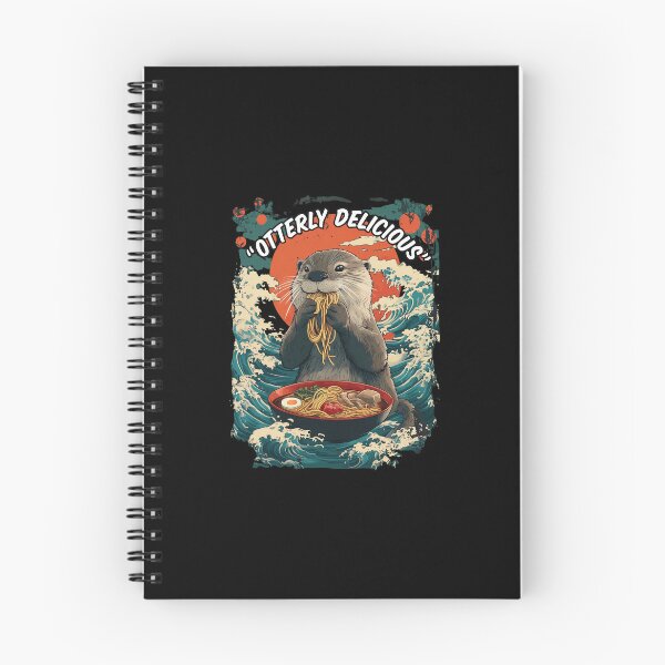 Item preview, Otter Enthralled with Noodles Ukiyo-e Style designed and sold by SERHIPLET.