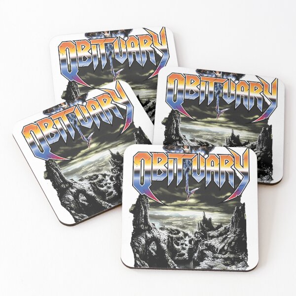 Item preview, Obituary Death Metal Logo Landscape Artwork designed and sold by LISATHOMP.
