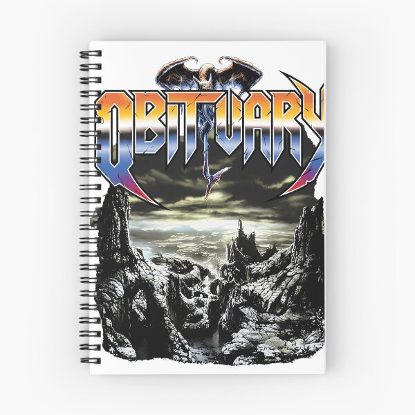 Item preview, Obituary Death Metal Logo Landscape Artwork designed and sold by LISATHOMP.