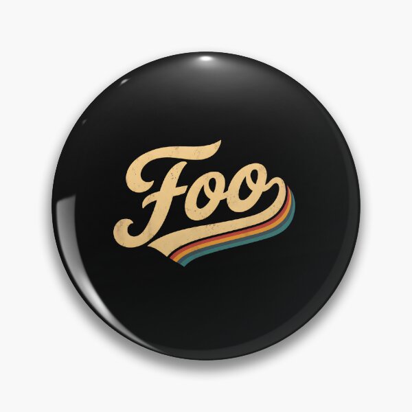 Item preview, Retro Foo Rainbow Script Word  designed and sold by Jodywalters12.