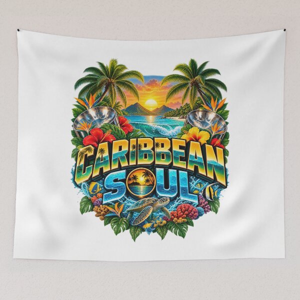 Item preview, Caribbean Soul – Tropical Island Life Streetwear designed and sold by BilcoStillbaze.