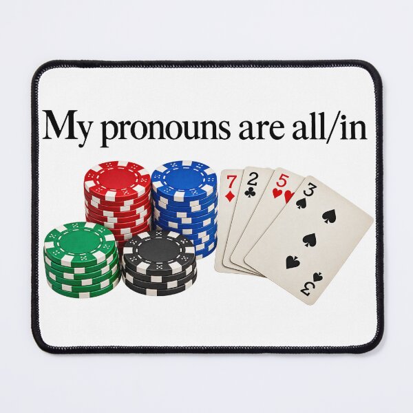 Item preview, My Pronouns Are All In designed and sold by To101ARt.