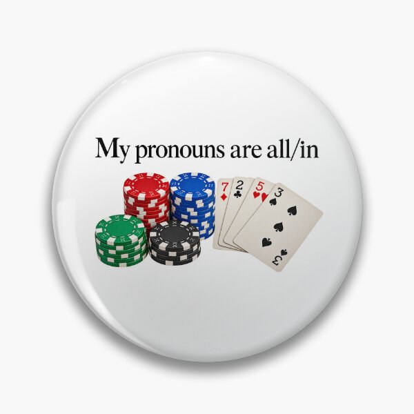 Item preview, My Pronouns Are All In designed and sold by To101ARt.