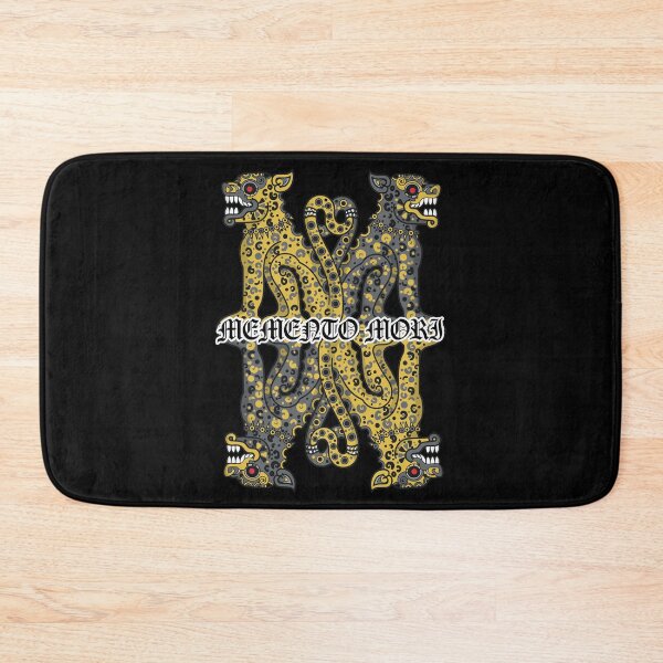 Item preview, Symmetrical Feline Beast Skull Mirror Print designed and sold by SERHIPLET.