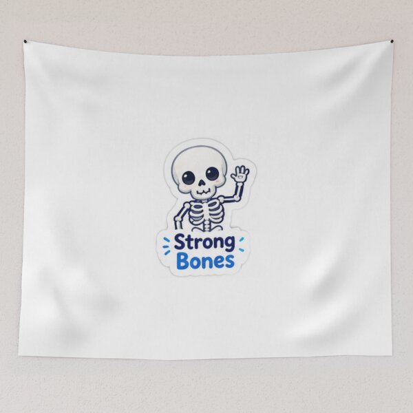 Item preview, Cute Strong Bones Educational Sticker designed and sold by LearnFunStore.