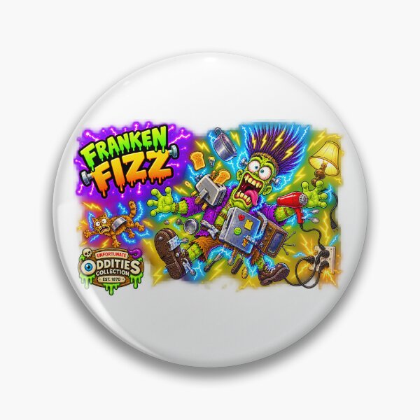 Item preview, Unfortunate Oddities - Franken Fizz - Electric Chaos designed and sold by WheelieGdArt.
