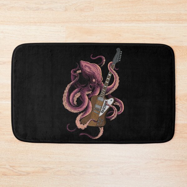 Item preview, Octopus Guitar Shredder Kraken Illustration designed and sold by SERHIPLET.