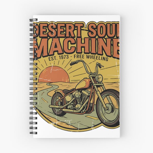 Item preview, Desert Soul Machine Vintage Biker Motorcycle Art designed and sold by iwzzuel.