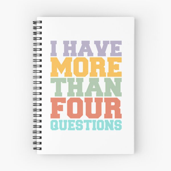 Item preview, I Have More Than Four Questions - Sarcastic designed and sold by briggscoronad.